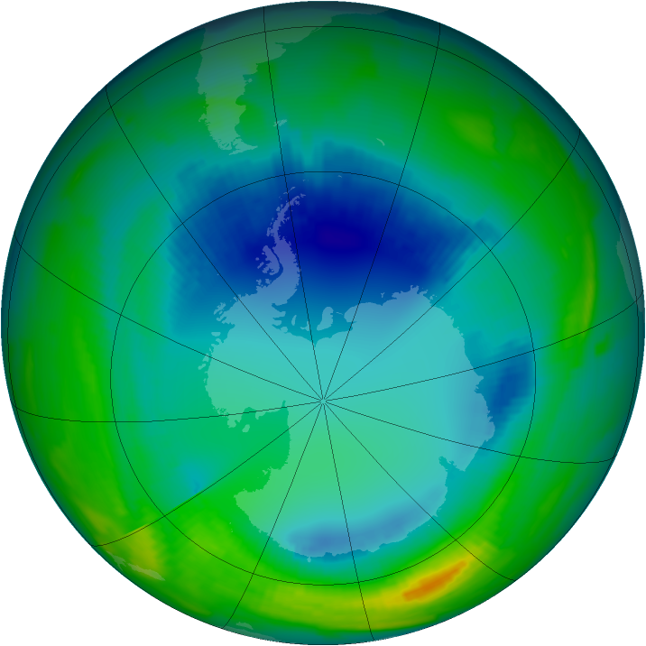 Ozone Map 1996-08-10